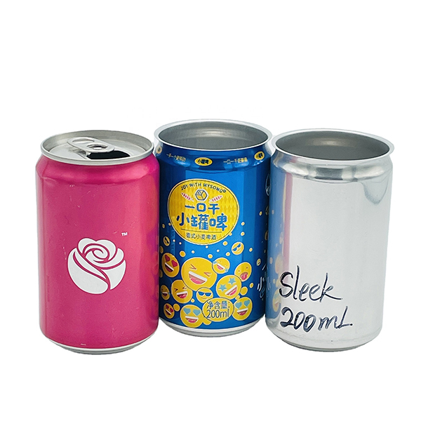 sleek 200ml printed cans